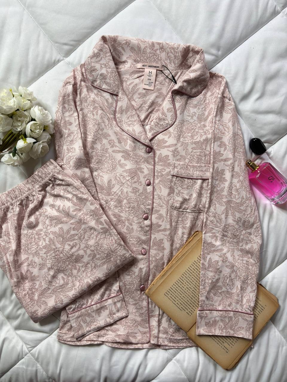 Pyjama Boutonné floral H