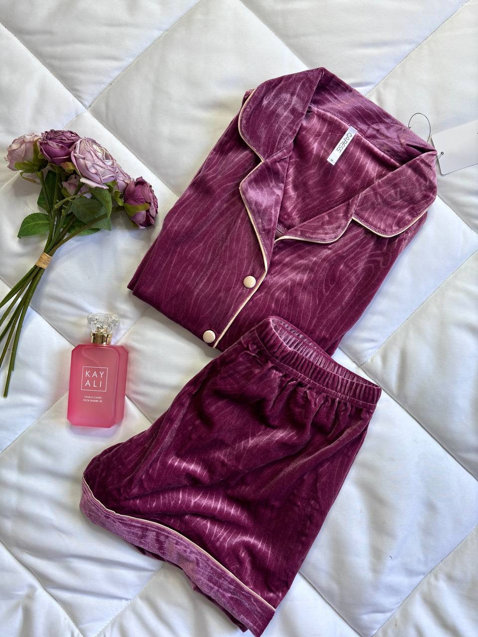 Pyjamas short Velours