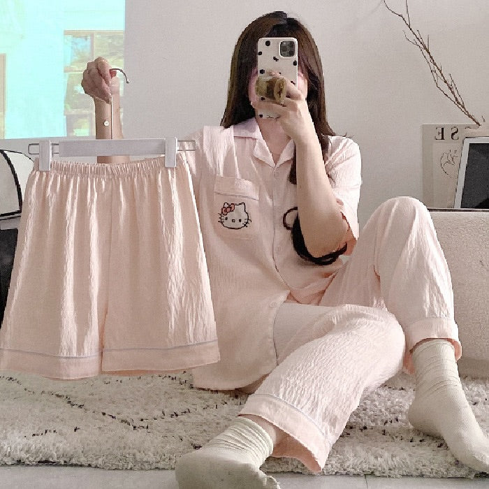 Pyjama d’été 3 pièces Hello Kitty