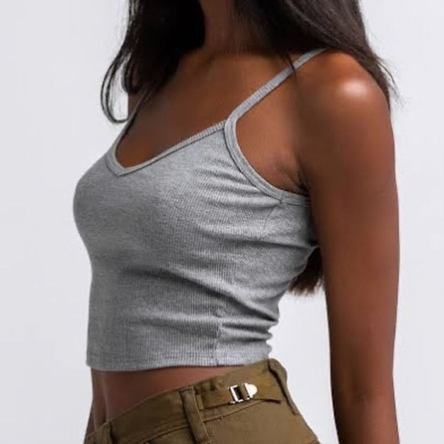 Crop Top gris
