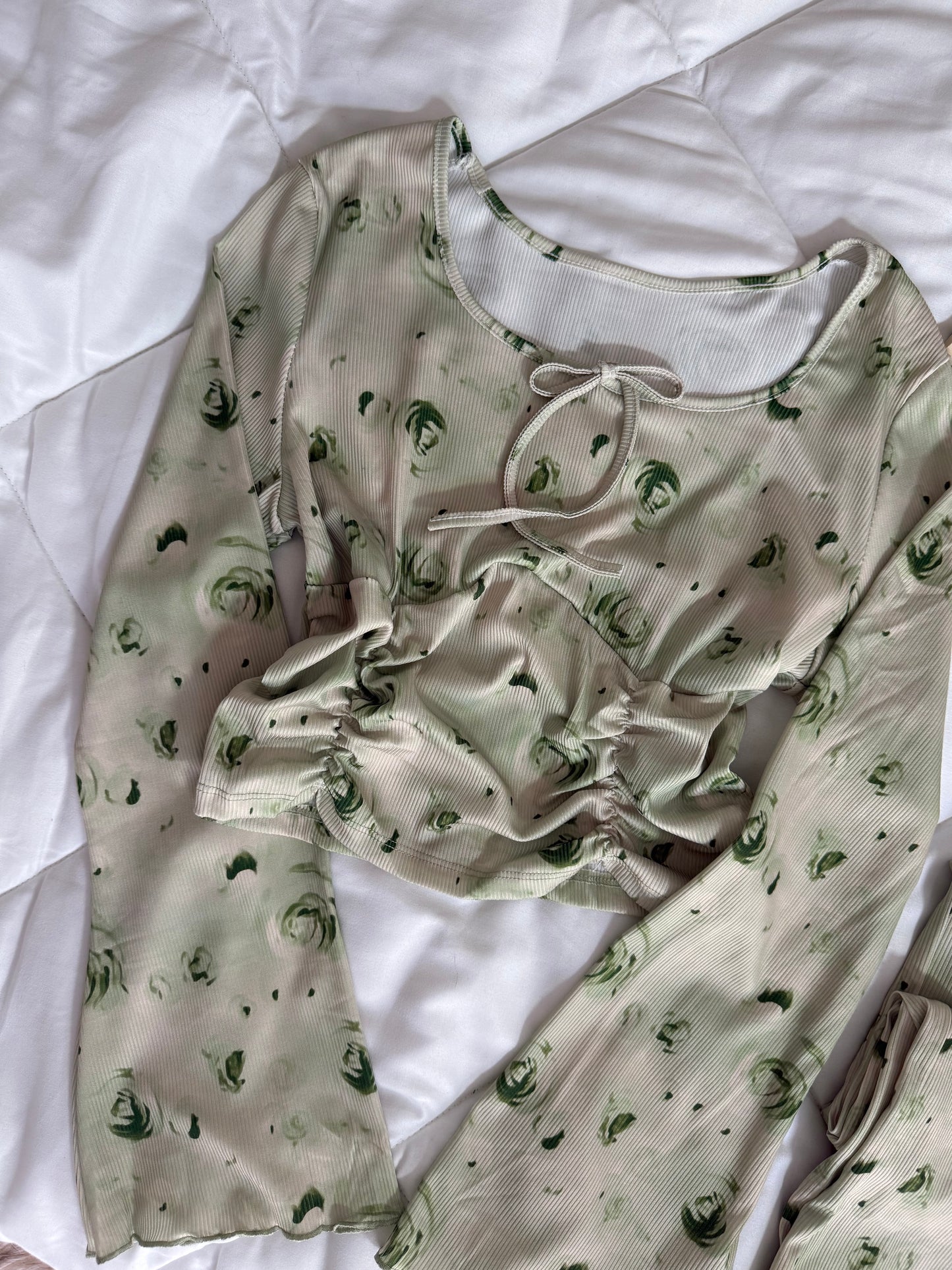 Ensemble pyjama imprimé floral