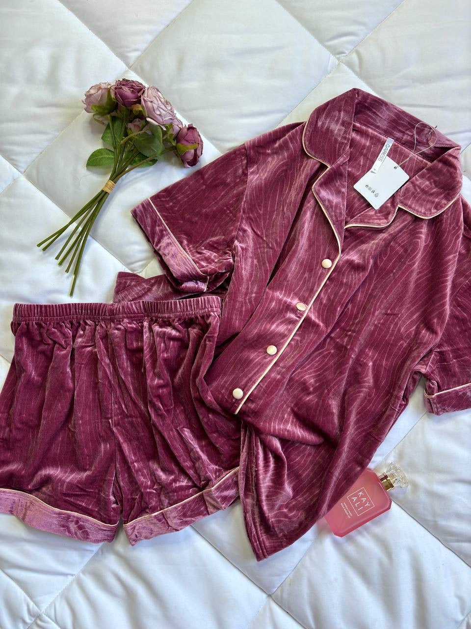 Pyjamas short Velours