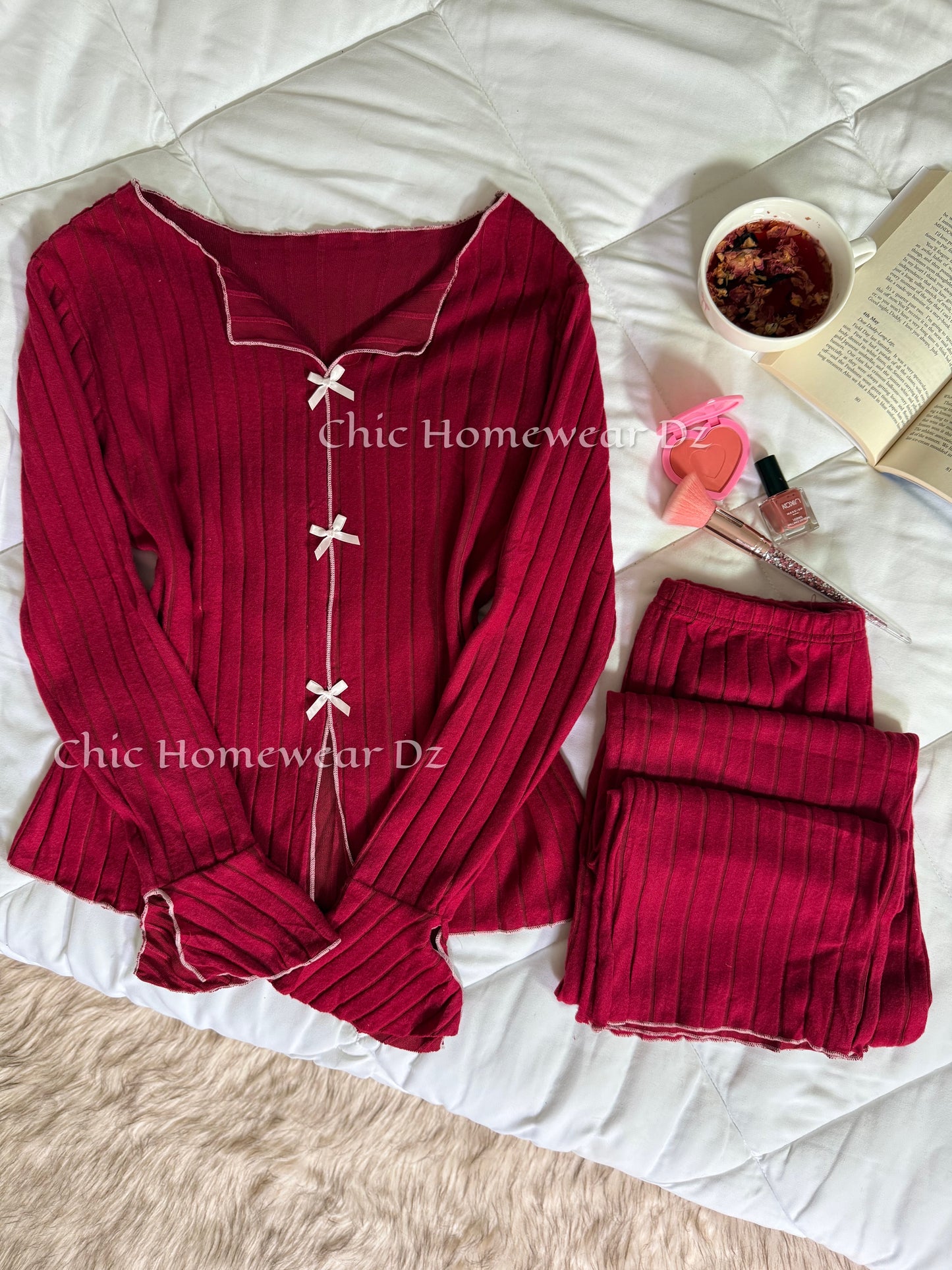 Pyjama Cozy Côtelé