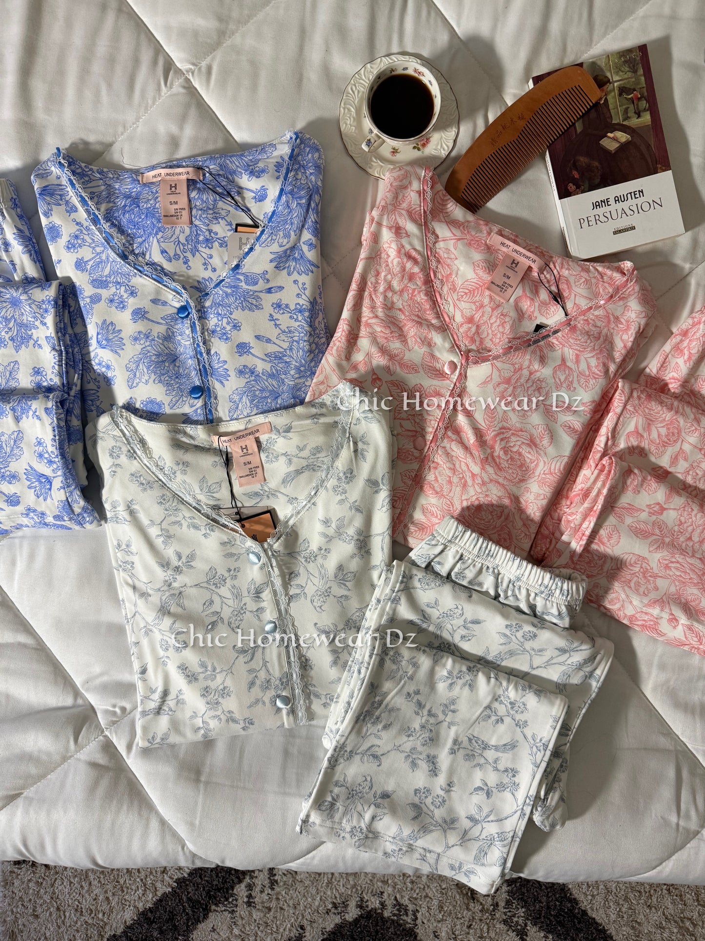 Pyjama Fleurie Élégance