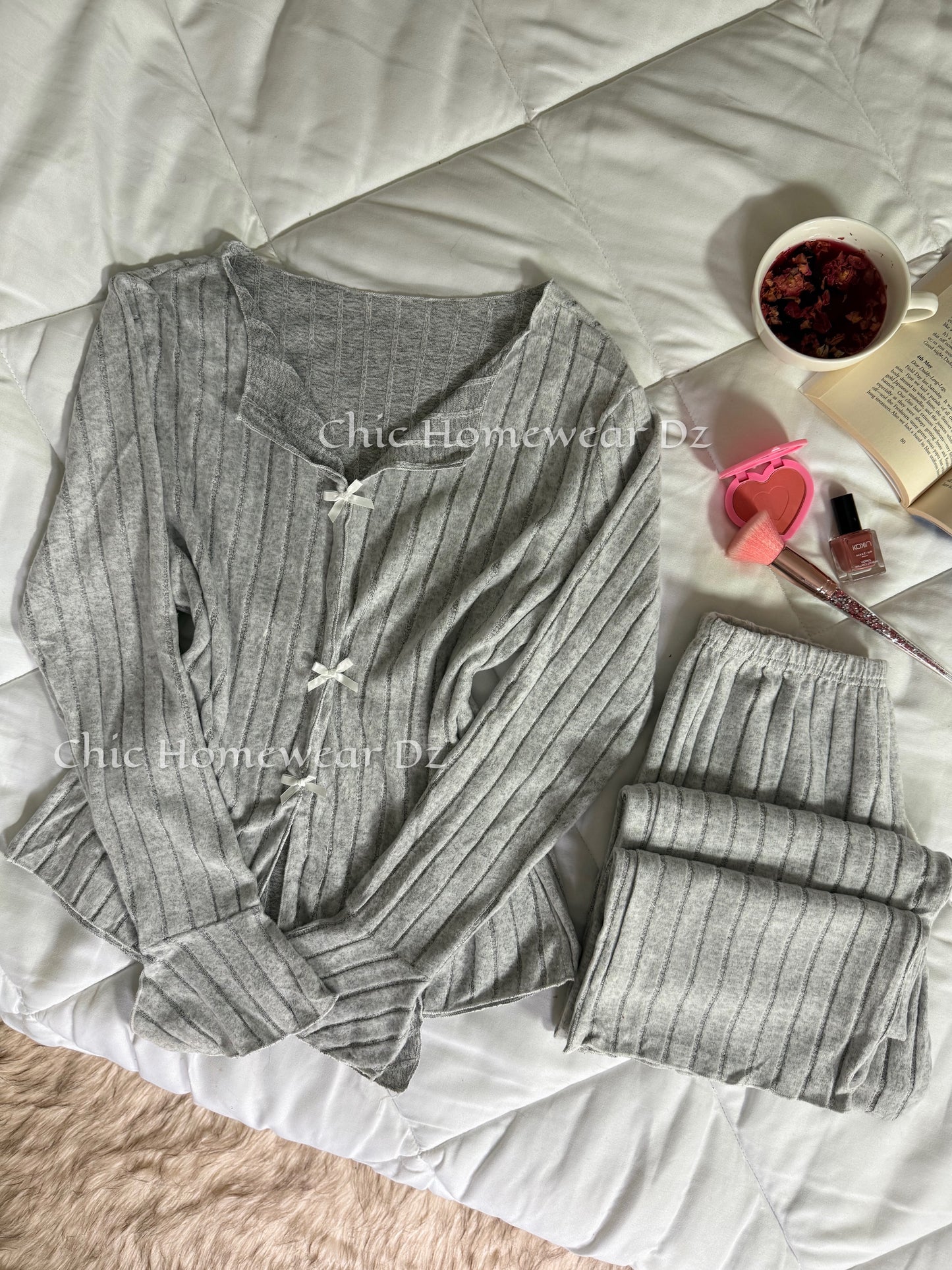 Pyjama Cozy Côtelé
