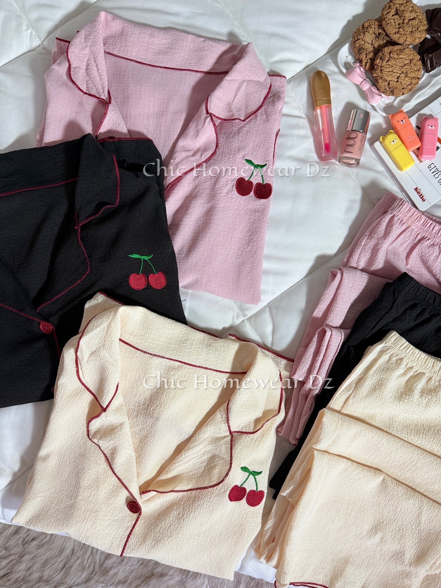 Pyjama Crêpe Cerise