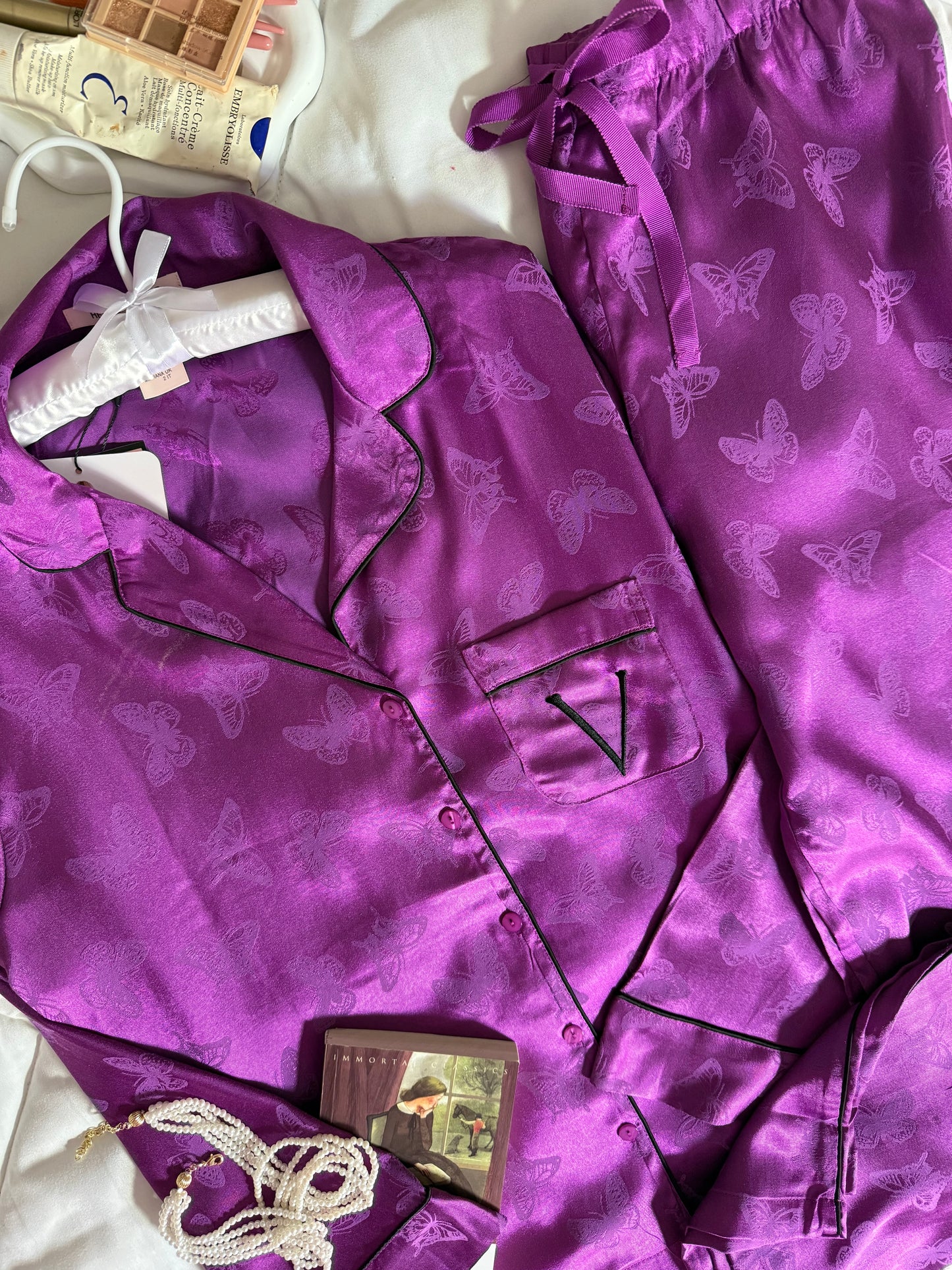 Pyjama Papillon Satinée