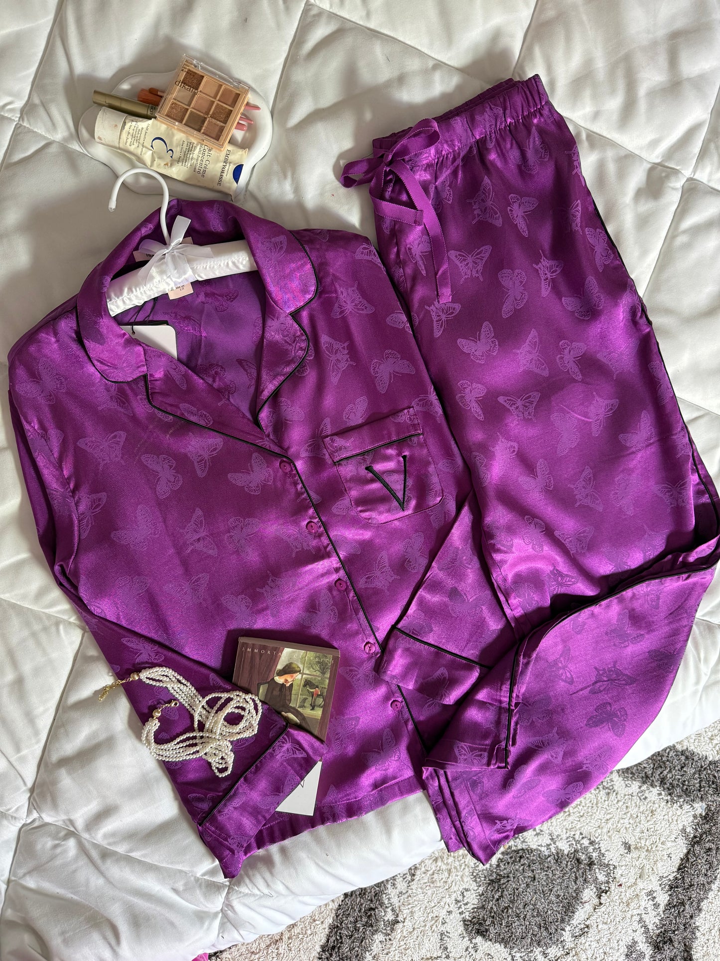 Pyjama Papillon Satinée