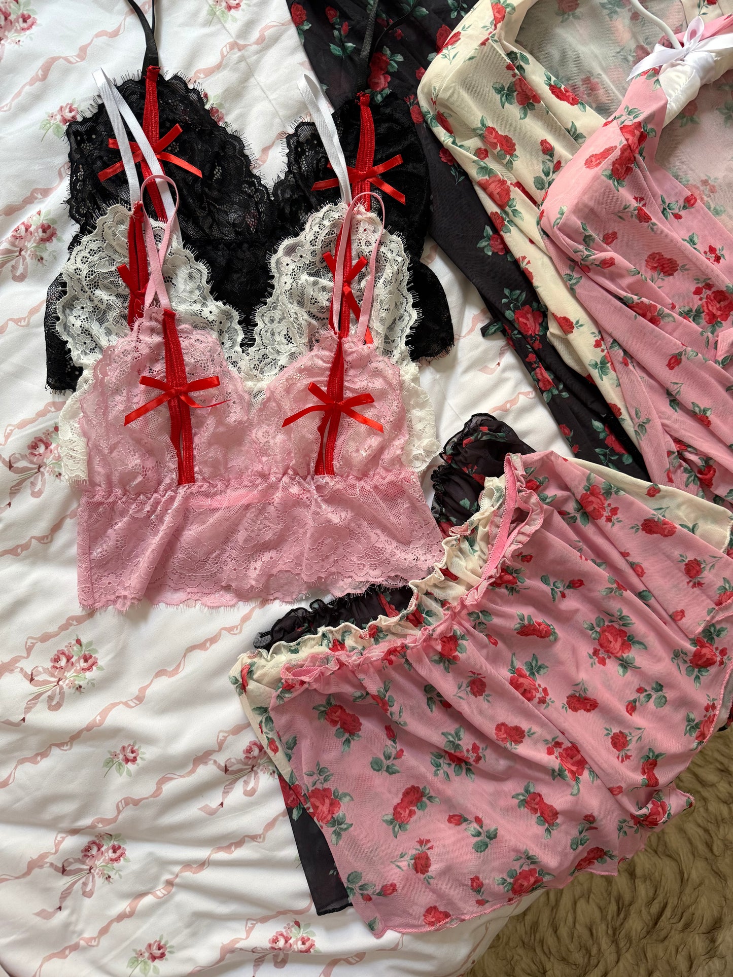 Ensemble Rosette 3 pièces