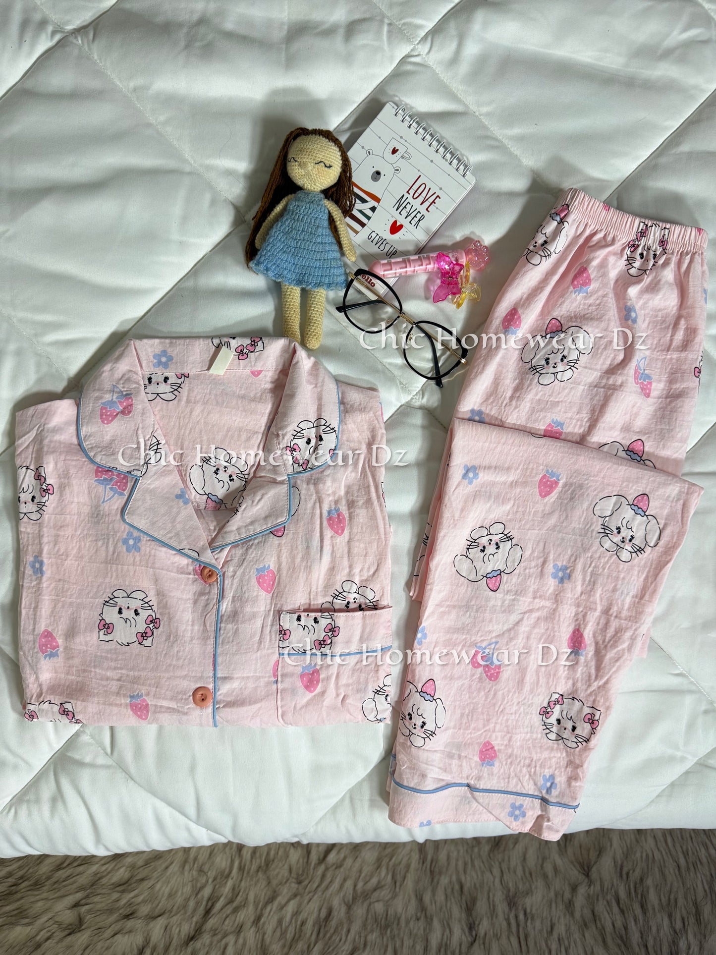 Pyjama Coton dn manches (2)