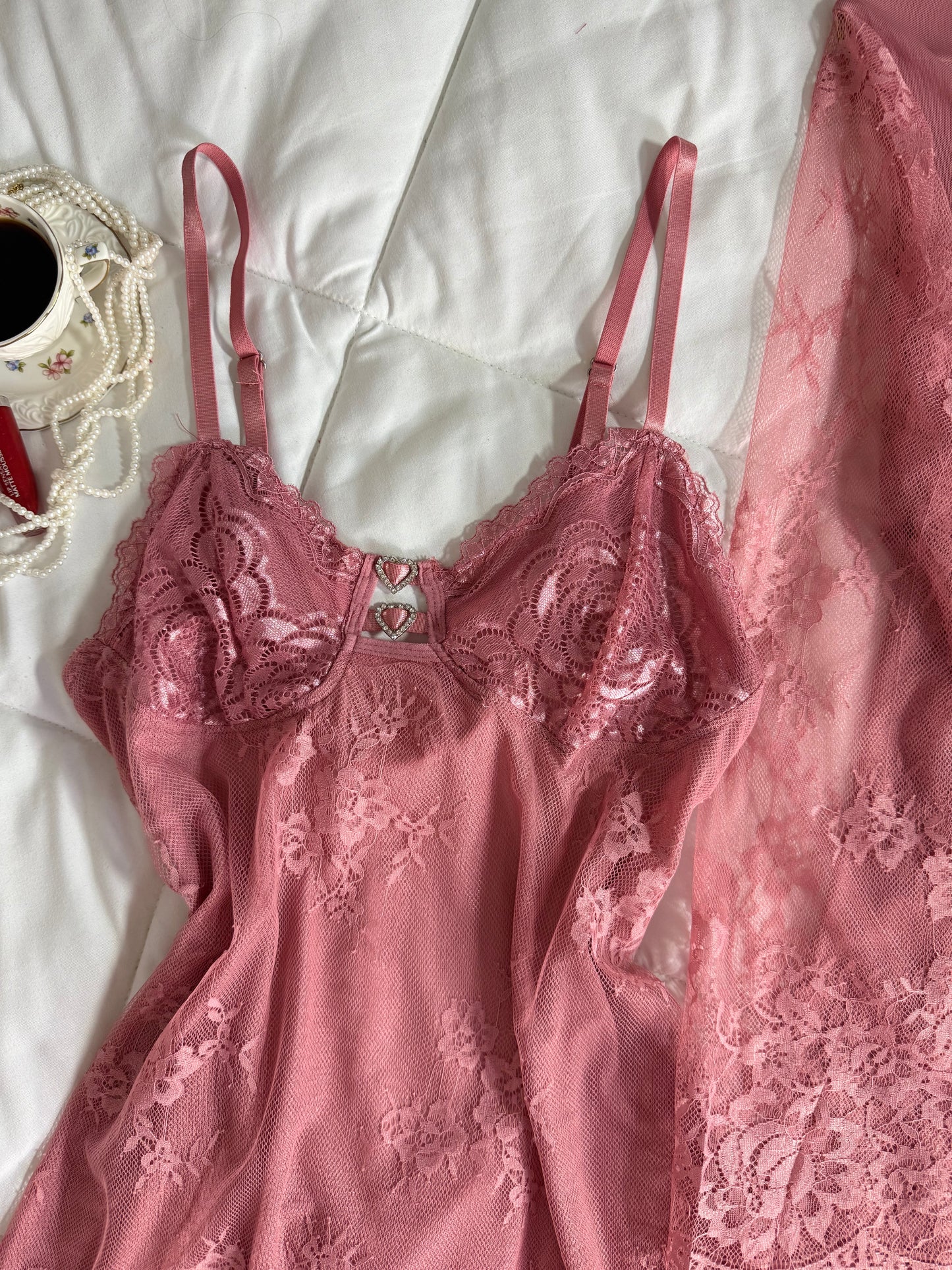 Déshabillée en dentelle raffiné