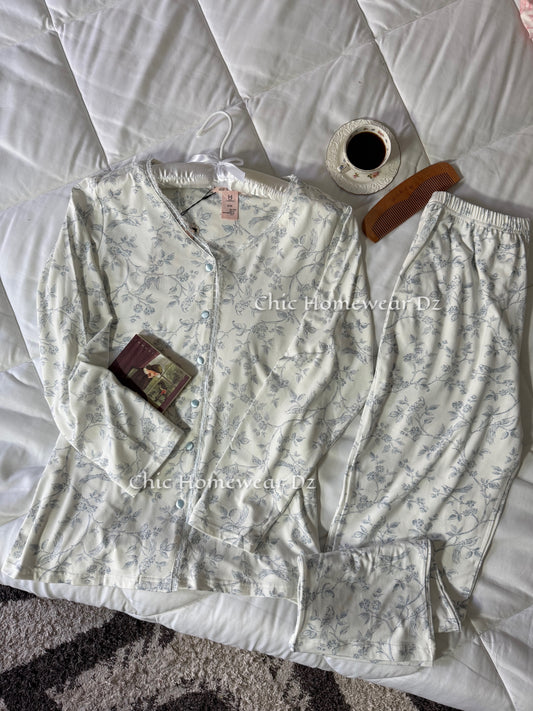 Pyjama Fleurie Élégance