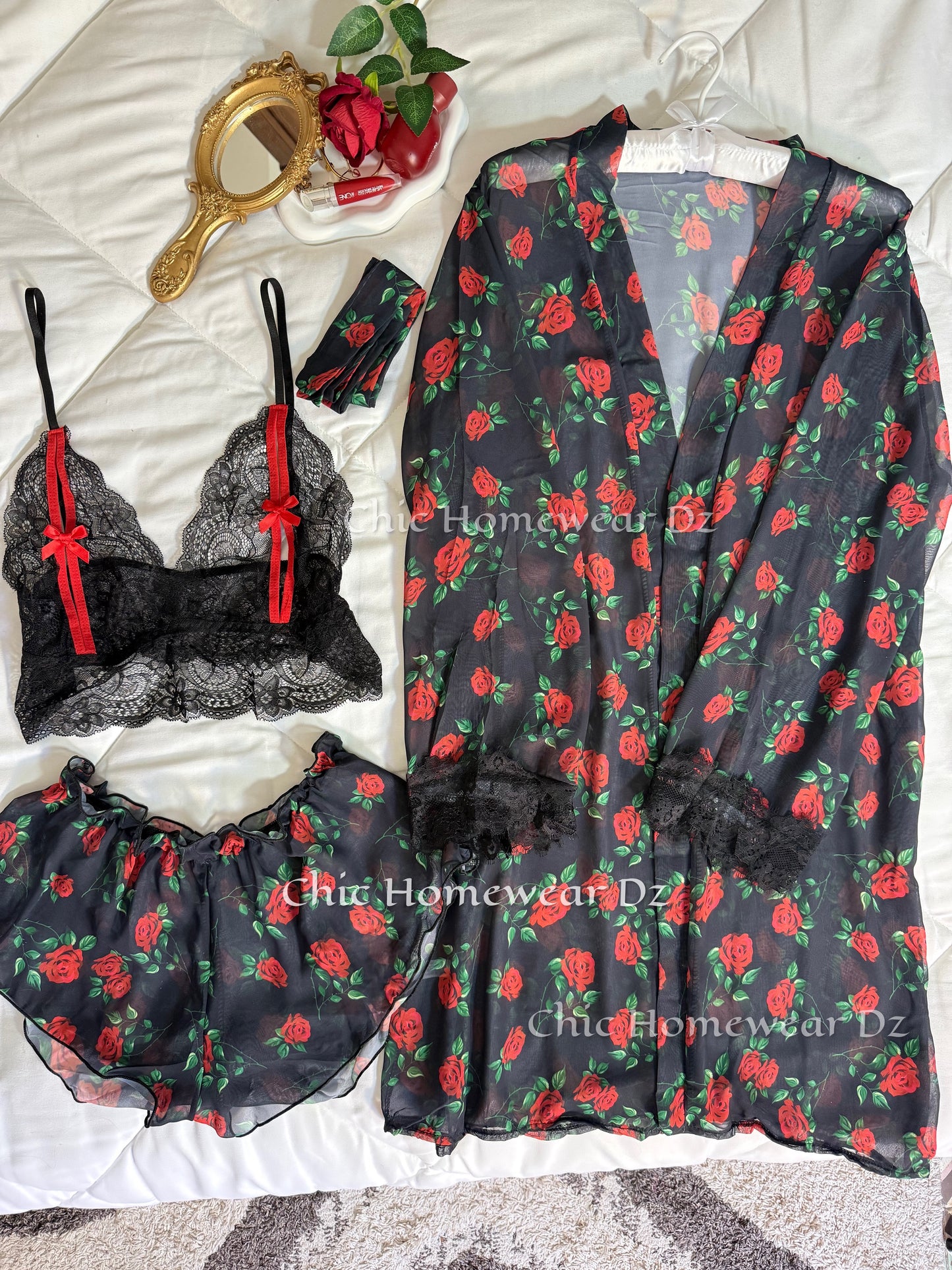 Ensemble Rose Romantique