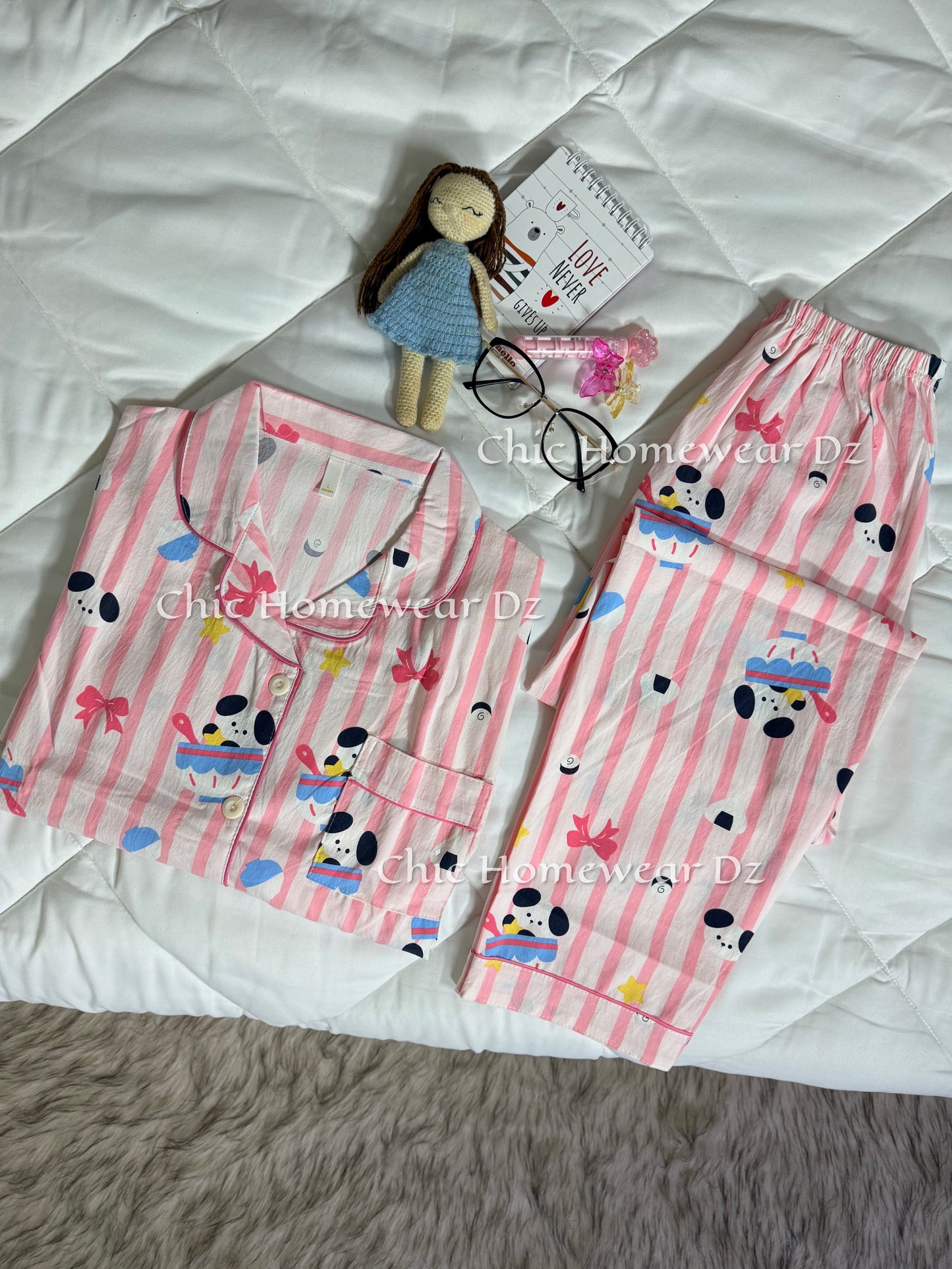 Pyjama Coton dn manches (2)