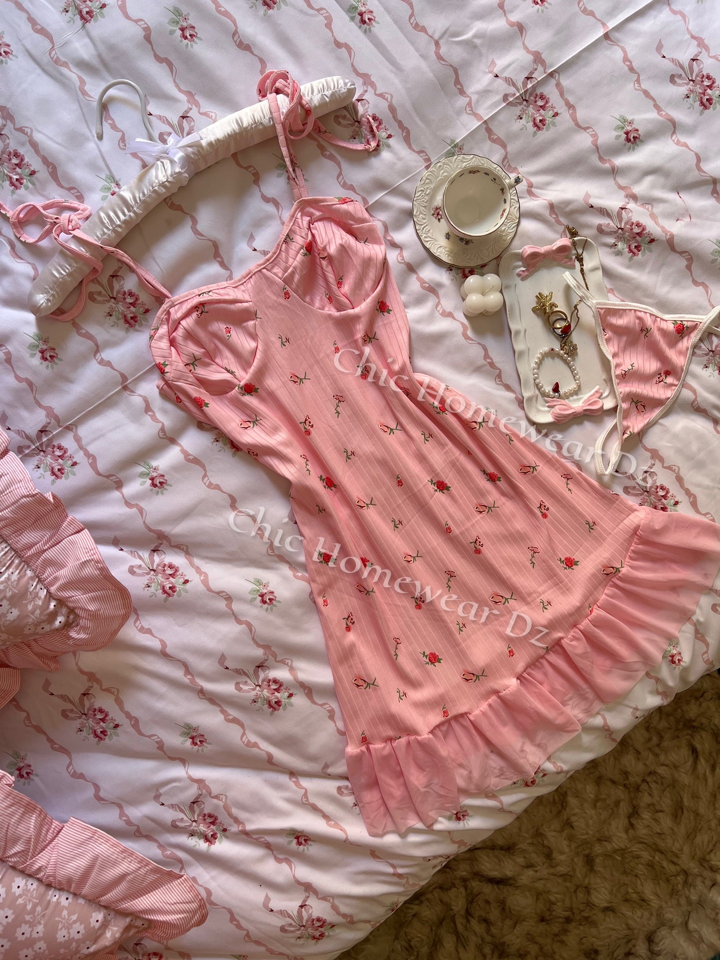 Robe petite rose