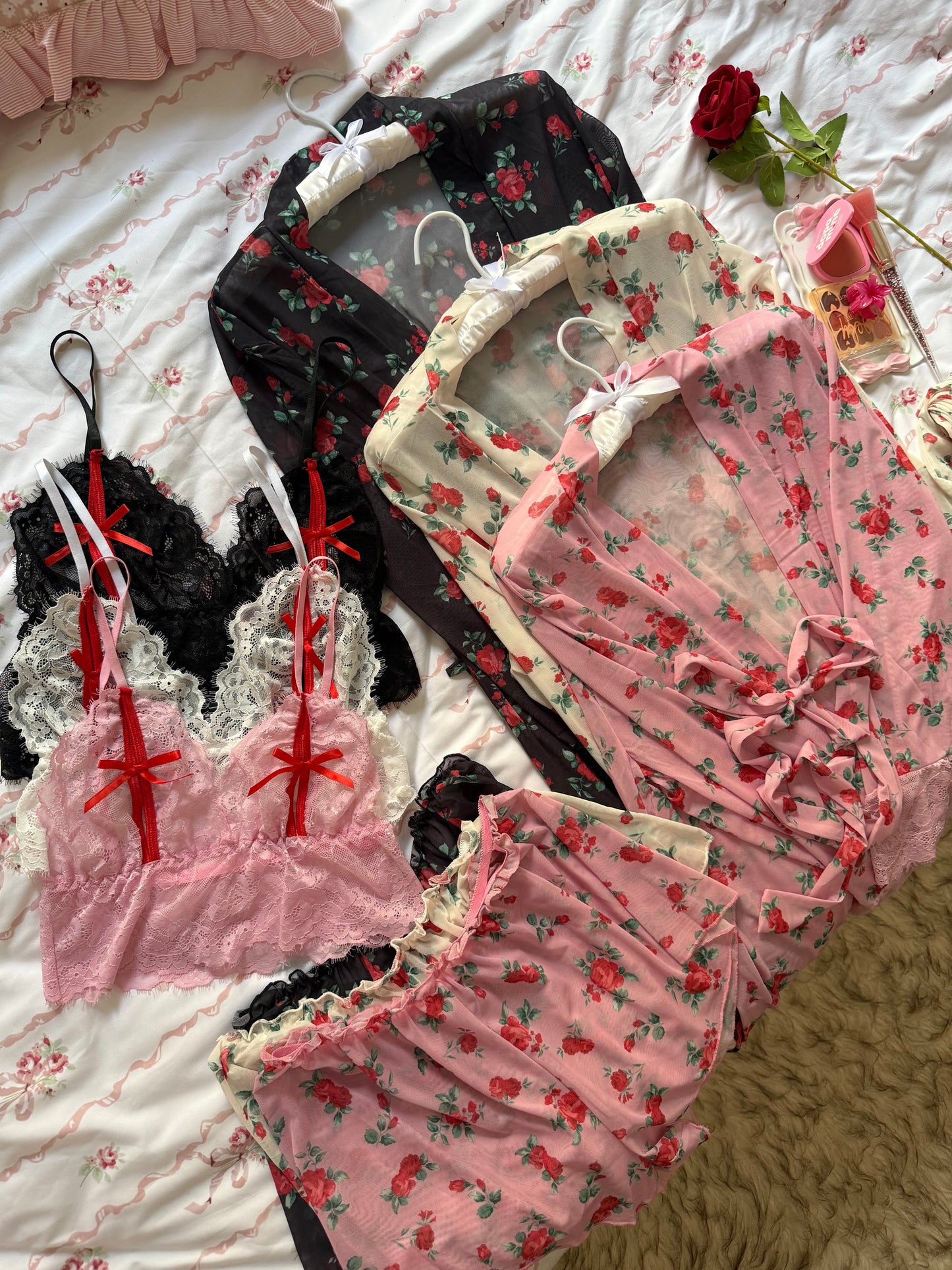 Ensemble Rosette 3 pièces