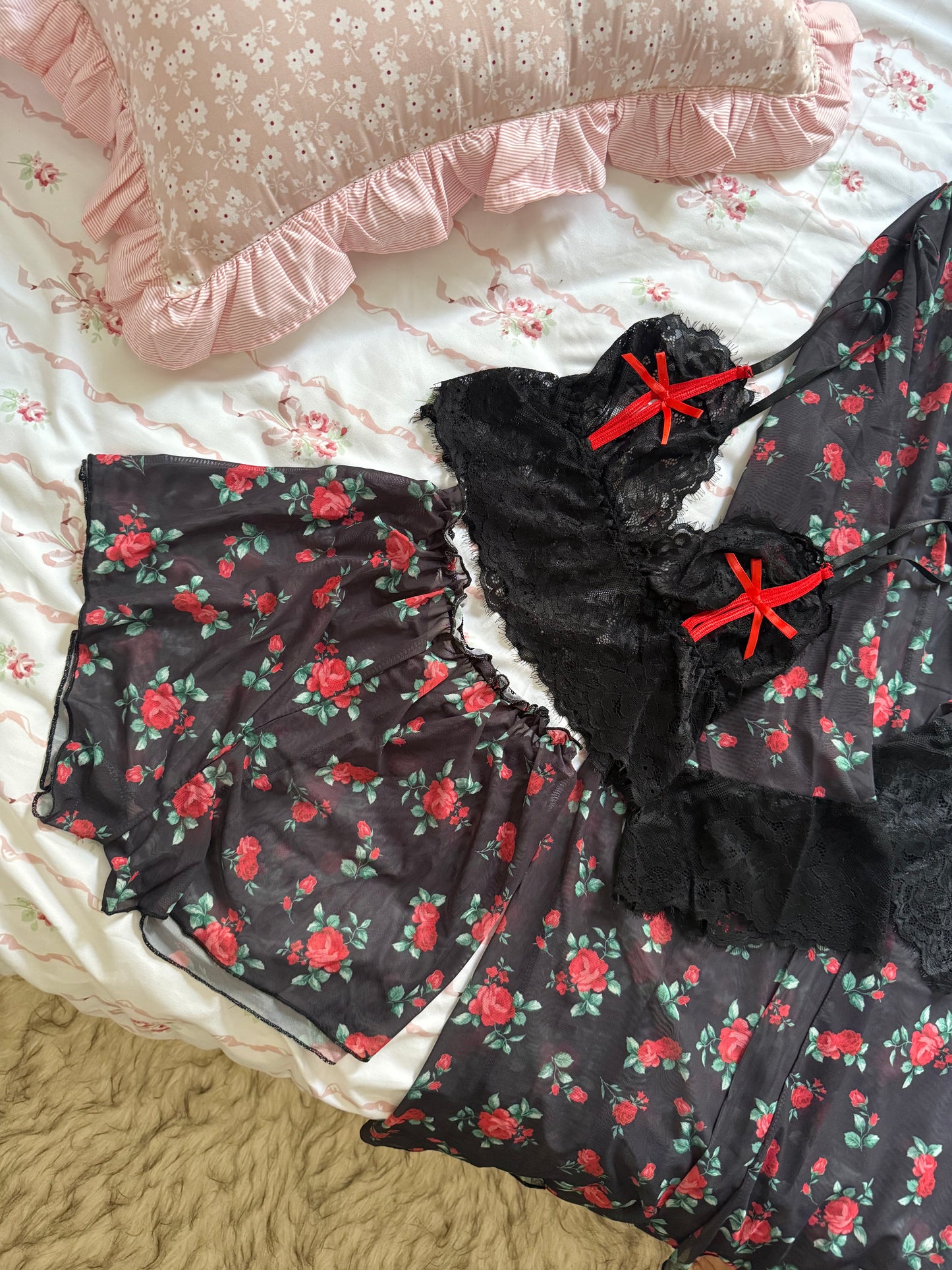 Ensemble Rosette 3 pièces