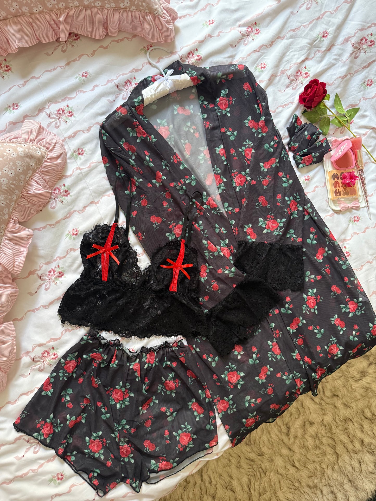 Ensemble Rosette 3 pièces