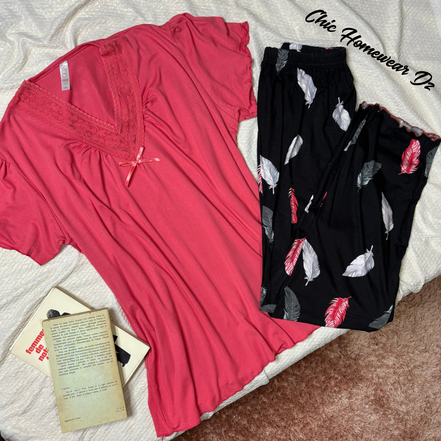 Pyjamas d’été grande taille Nido