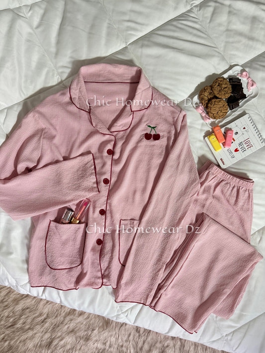 Pyjama Crêpe Cerise