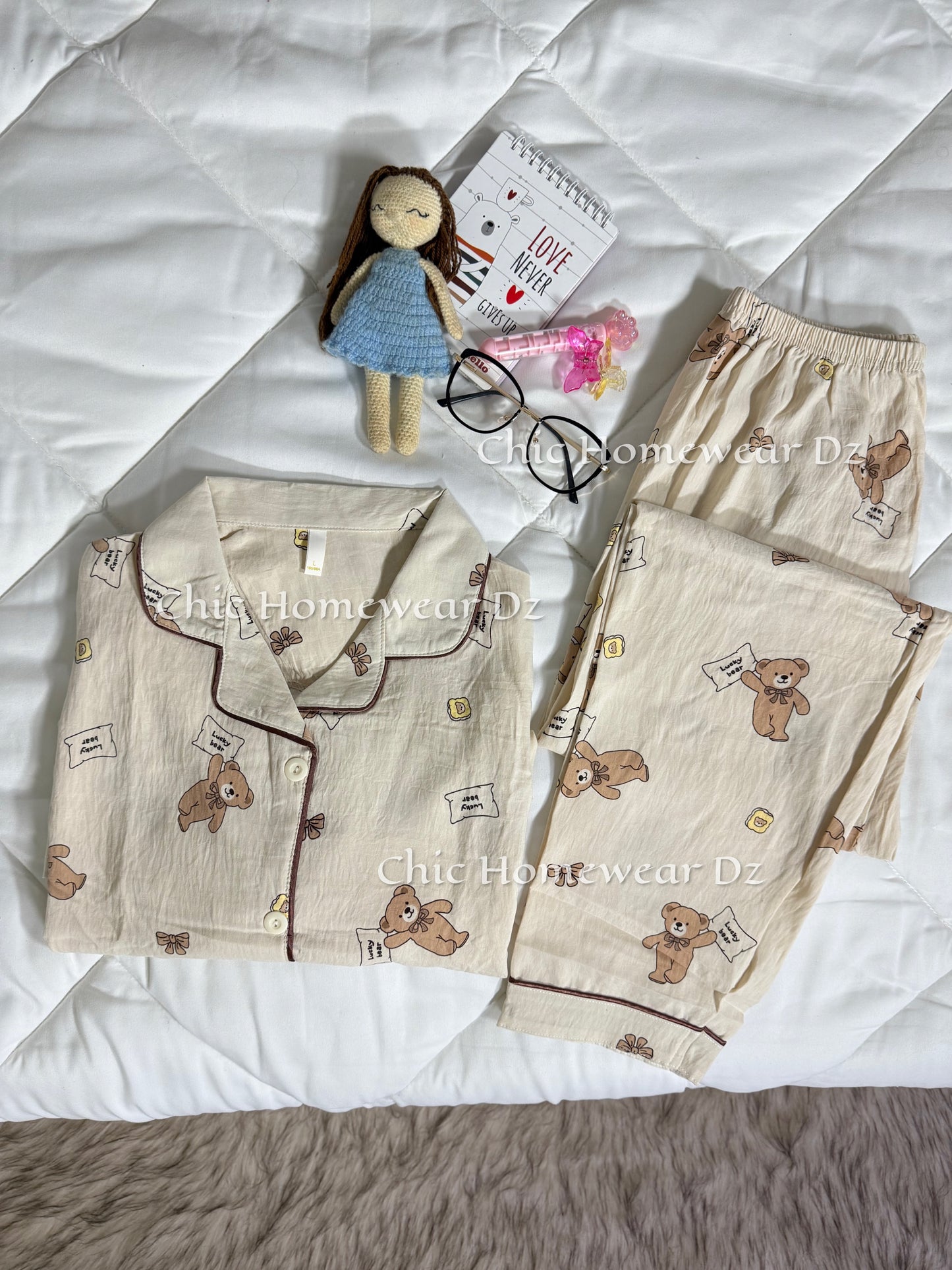 Pyjama Coton dn manches (2)